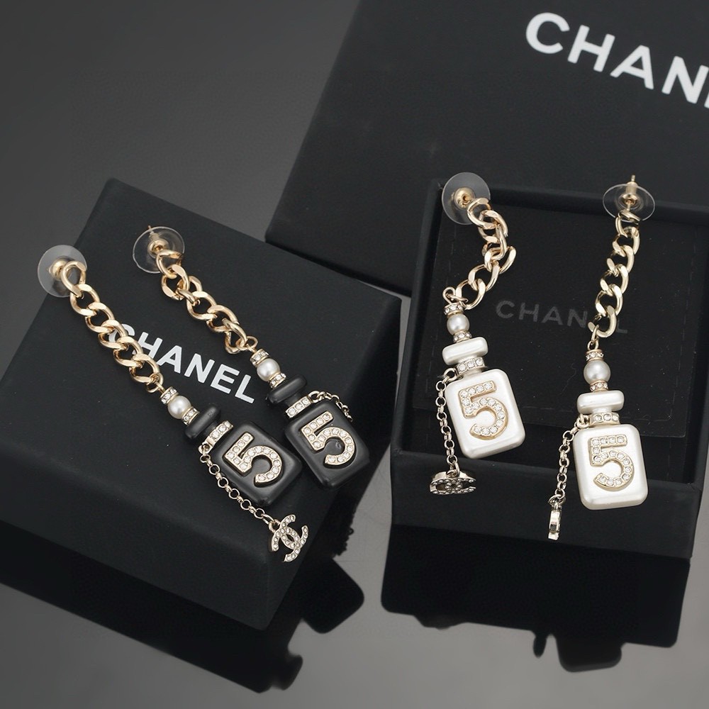 Chanel No. 5 Pendant Earrings