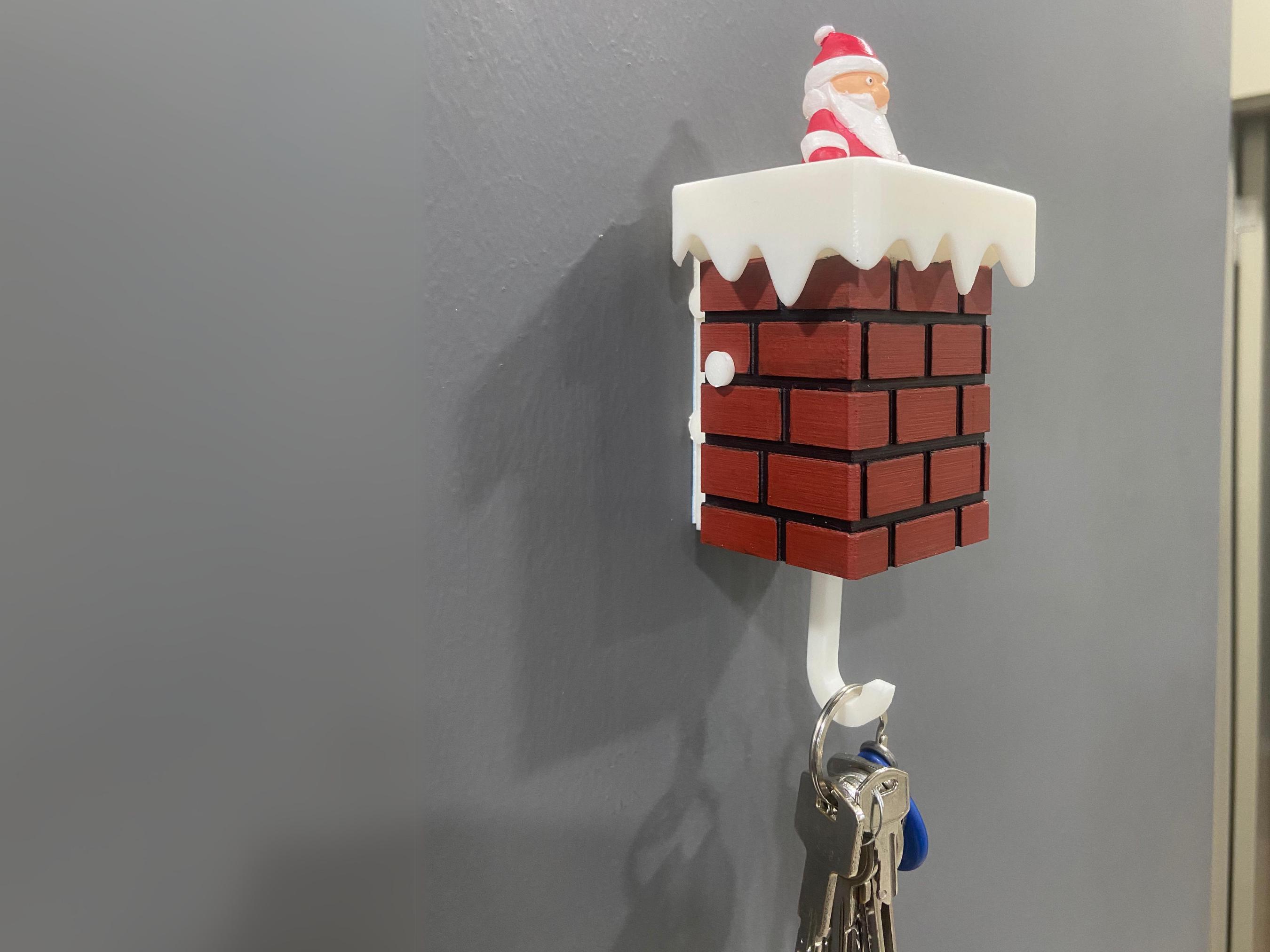🎄Early Christmas Sale 49% OFF🎄🎅Santa’s Magical Chimney Key Holder & Hook
