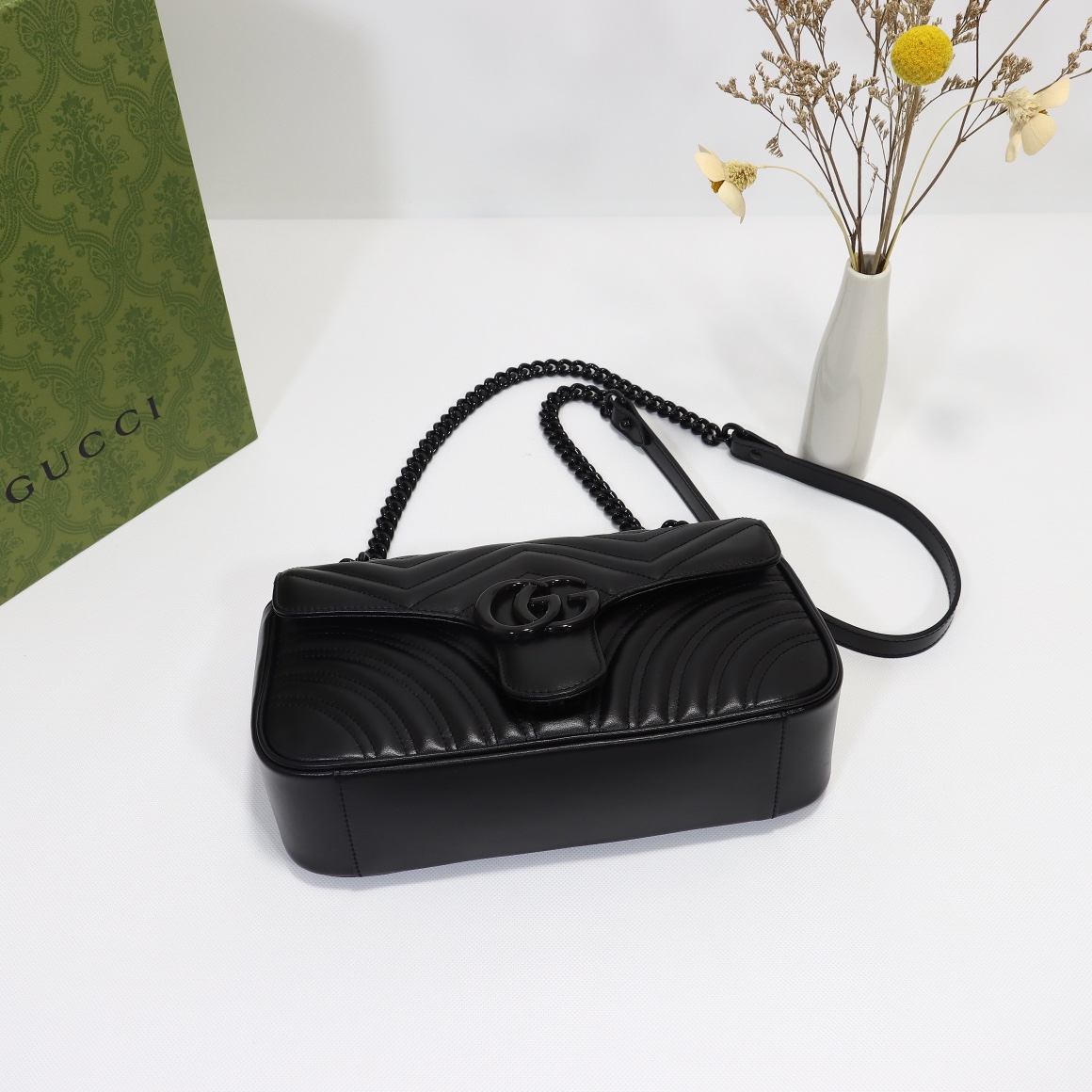 Gucci GG Marmont medium shoulder bag 443497 DTDFV 1000