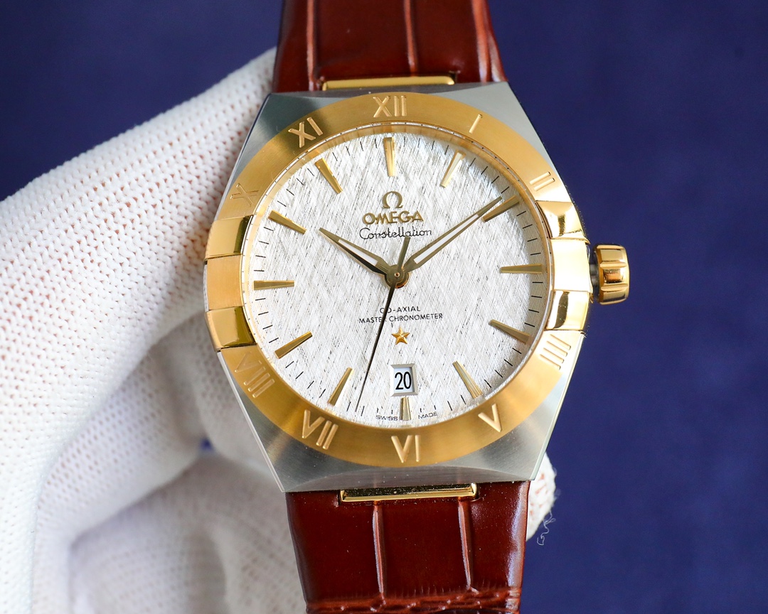 Omega fifth generation constellation series men's watch