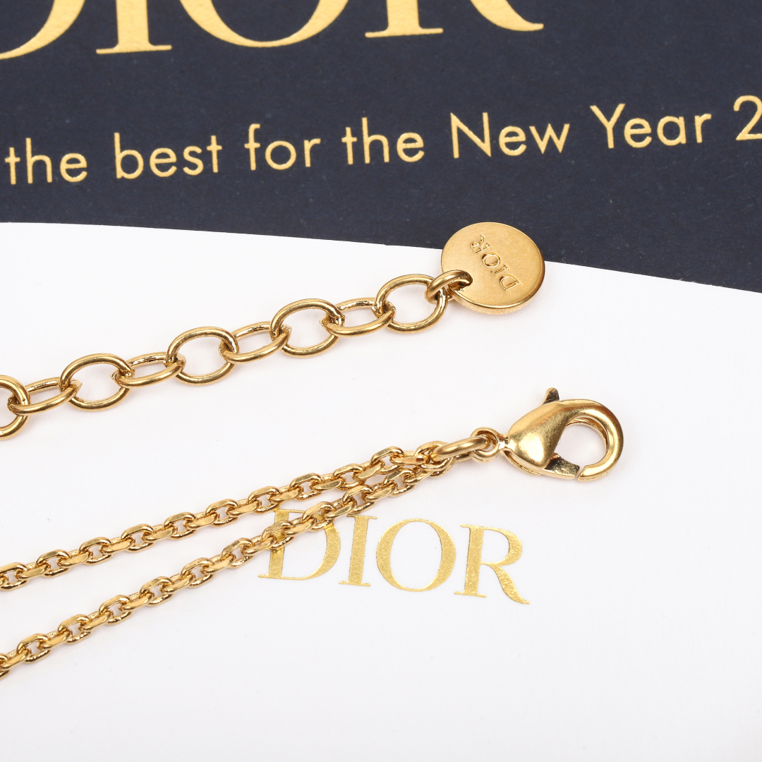 Dior CD Heart Necklace