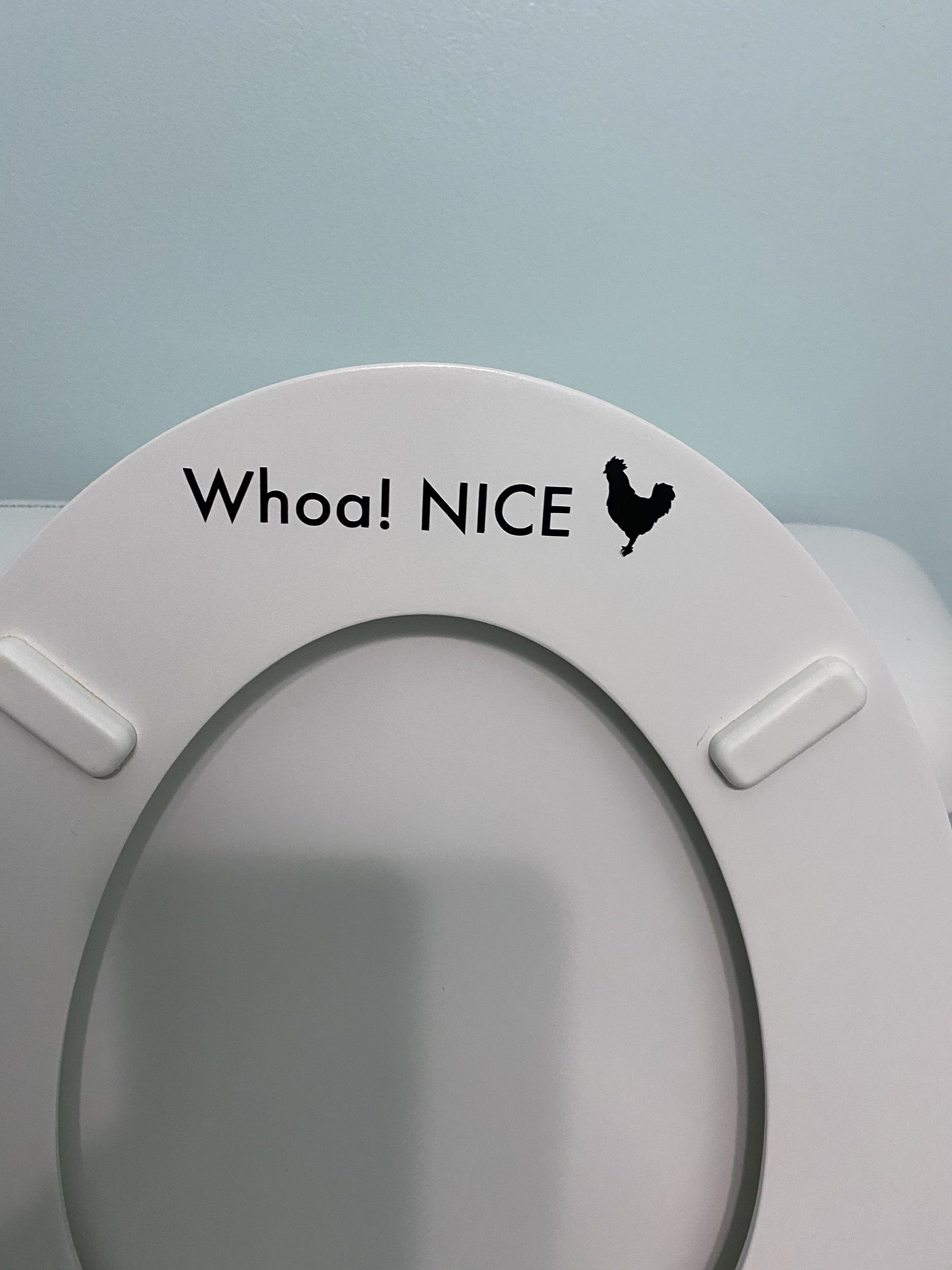 Whoa! Nice Rooster decal