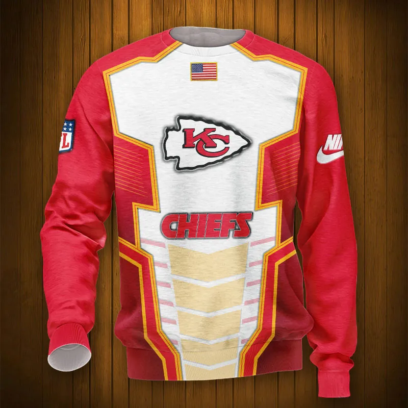 KANSAS CITY CHIEFS 3D HOODIE TTB4314