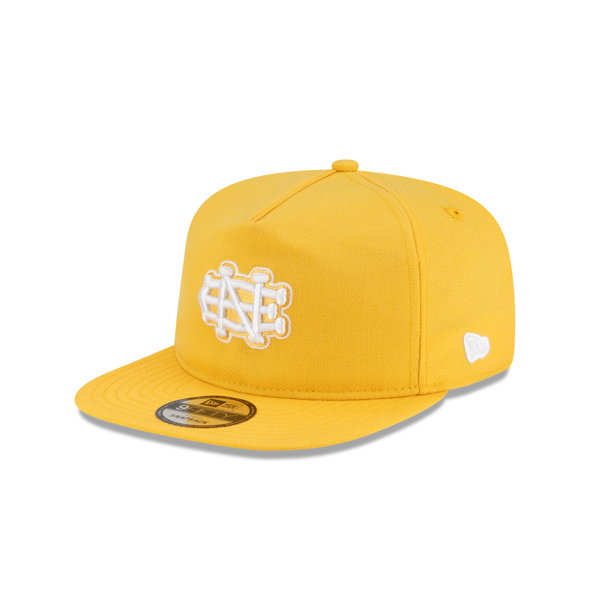 New Era Branded A Gold Skeletal 9FIFTY A-Frame Snapback Hat