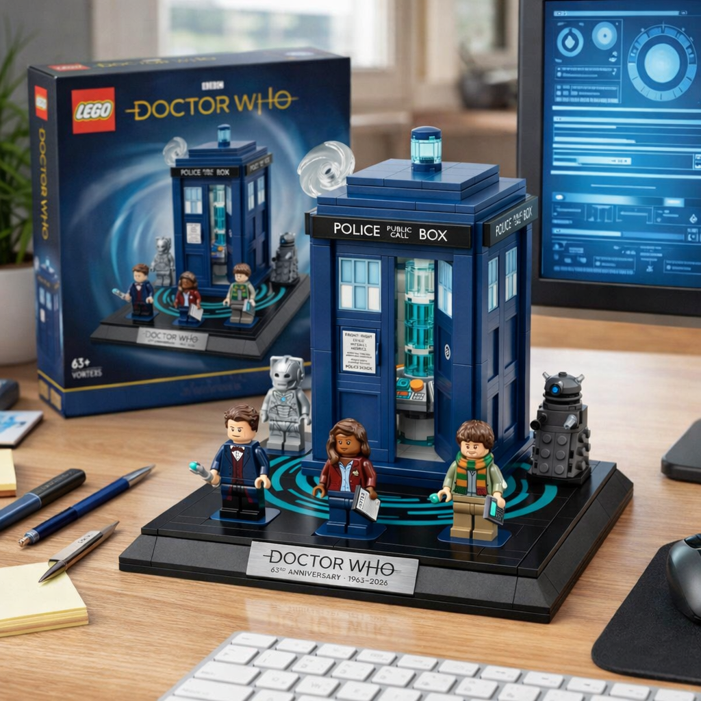 Doctor Who–63rd Anniversary TARDIS Collector Brick Set