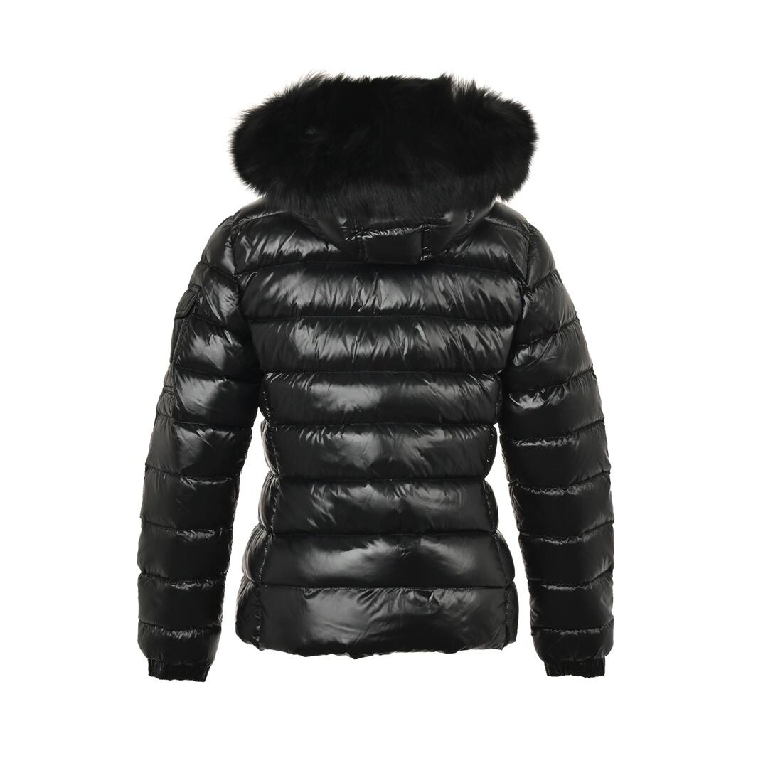 Moncler BADYFUR classic down jacket with fox fur collar