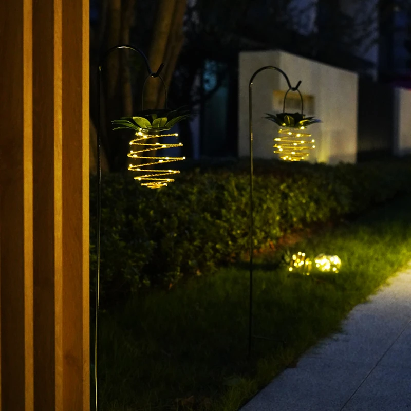 Waterproof Solar Outdoor Pineapple Lamps