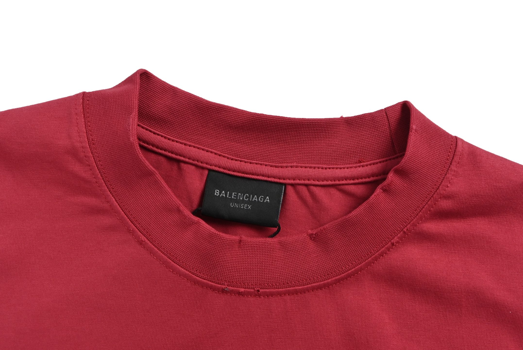Balenciaga Masking Tape Printed Short Sleeve
