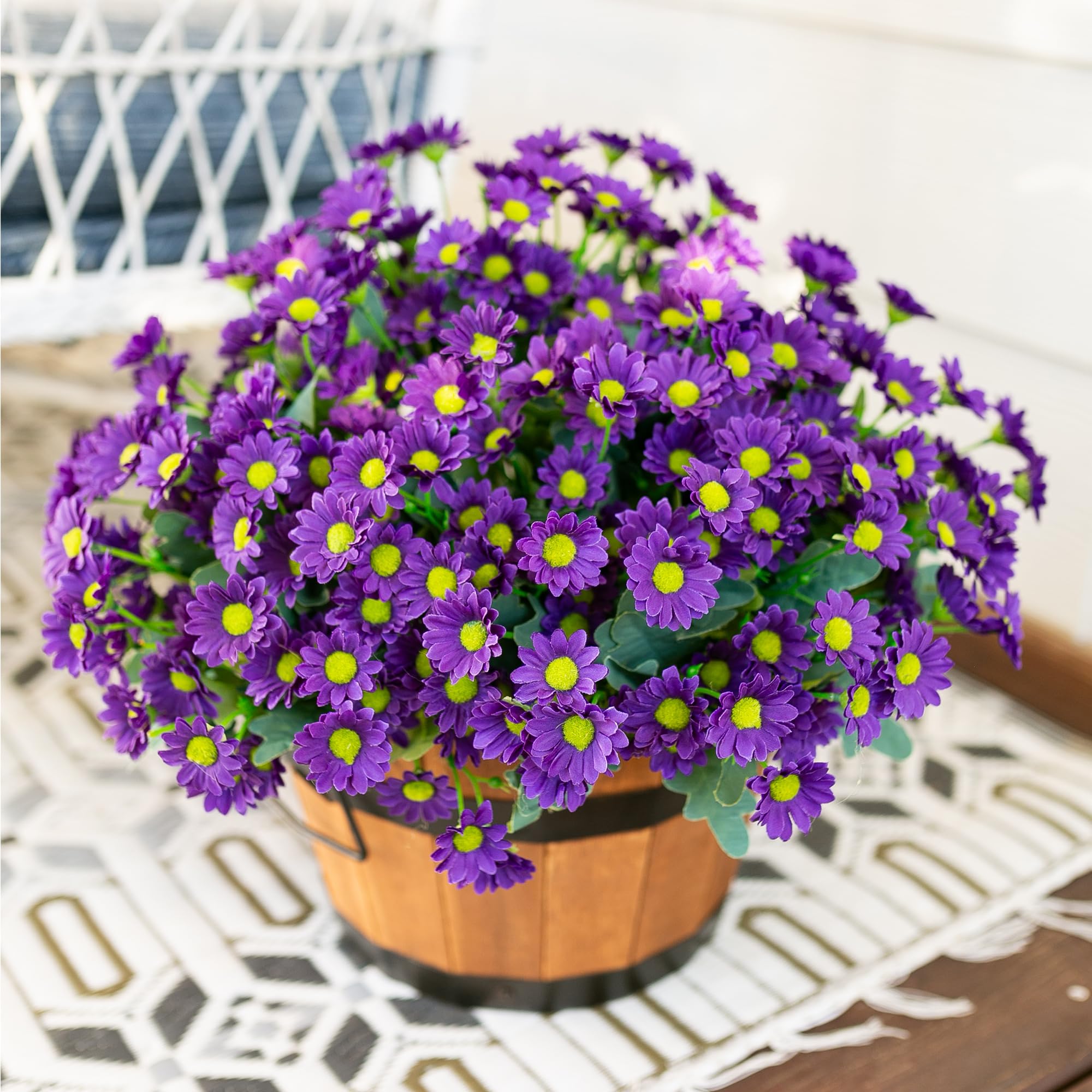 🏆Flash Sale⚡Artificial Outdoor Indoor Fall Flowers - UV resistant, Waterproof, Windproof
