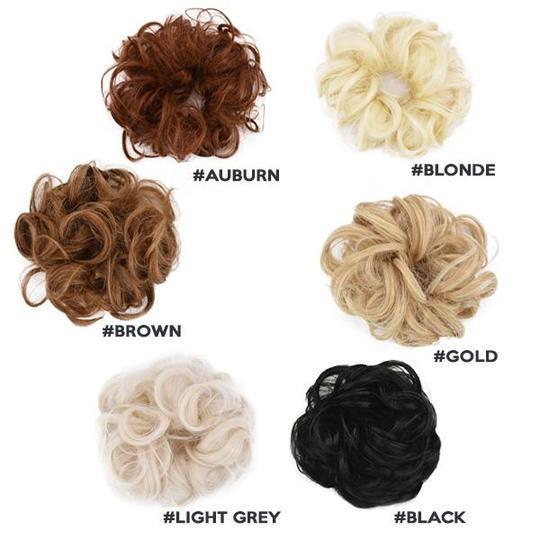 (BUY 3 FREE SHIPPING ) Messy Rose Bun