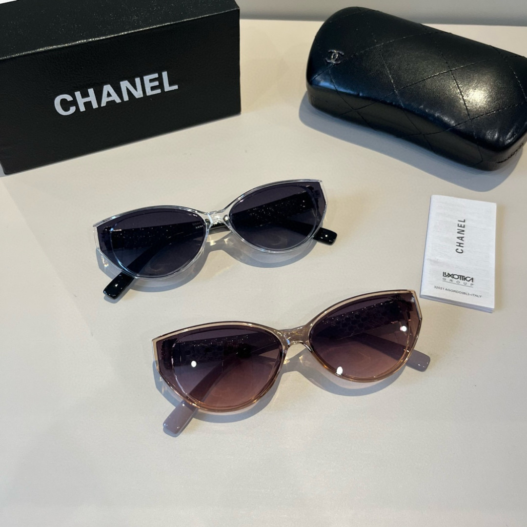 Chanel round frame sunglasses