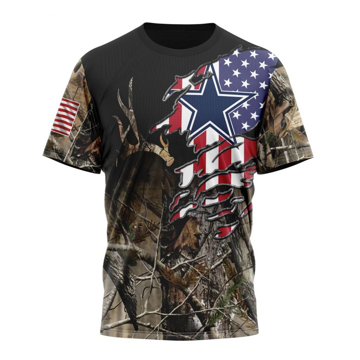 DALLAS COWBOYS 3D HOODIE CAMO REALTREE HUNTING