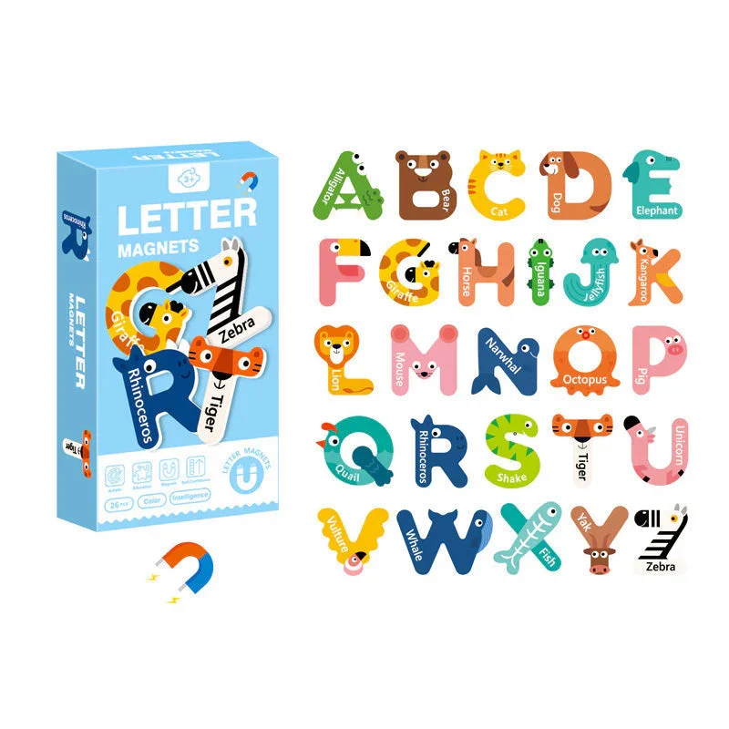 👍Last Day Promotion 50% OFF 💥 Animal-shaped Magnetic Alphabet ✨ BUY 2 FREE SHIPPING