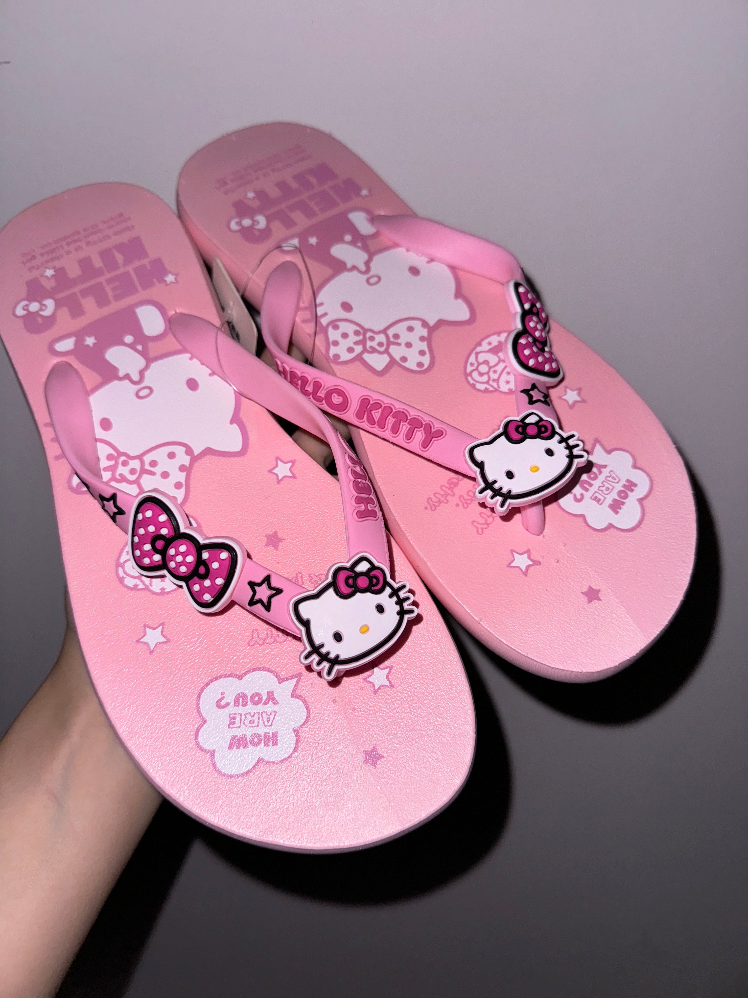 Hellokitty Women Beach Summer Casual Flip Flop Sandals