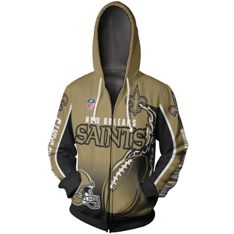 NEW ORLEANS SAINTS 3D HOODIE NNOS008