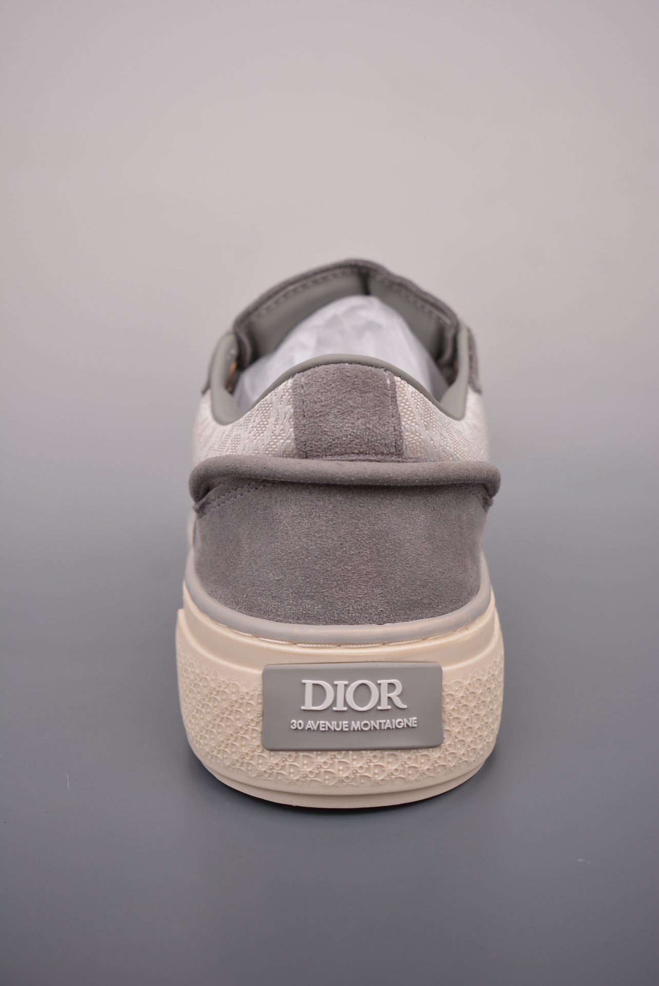 Dior B33 Low Top Sneakers Oblique dark grey off-white 3SN303ZWN_H860