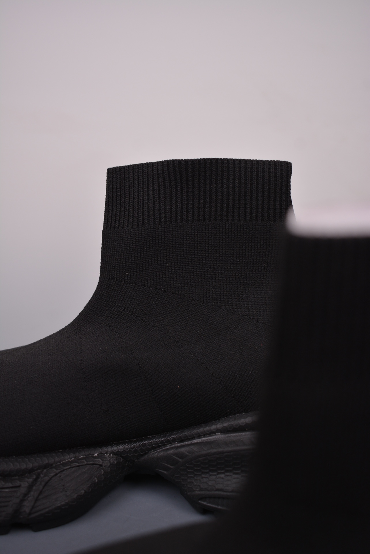 BALENCIAG 3XL Knit Mid Sneakers with logo