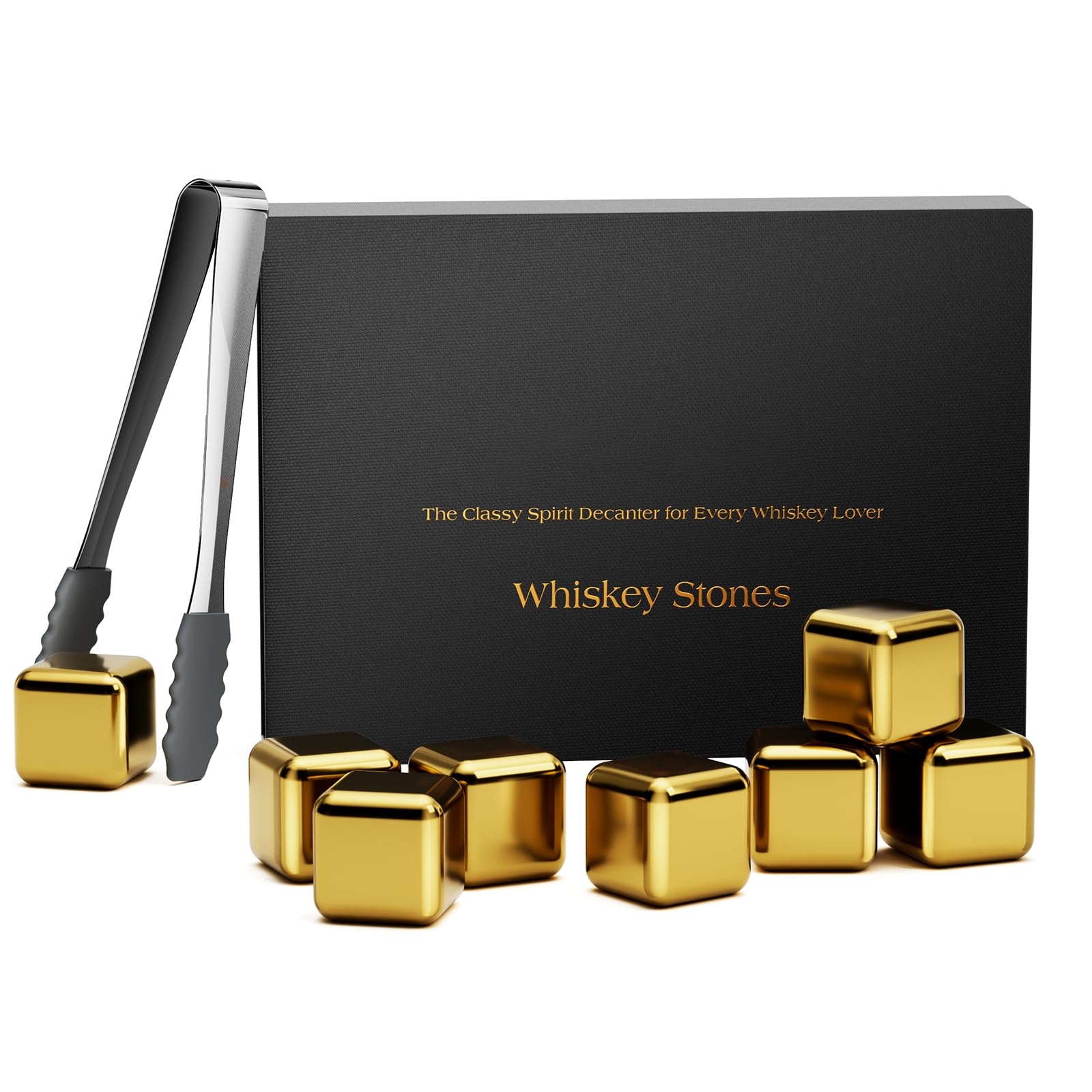👍Summer Hot Sale 60% OFF💥Reusable Ice Cube for Drinking-Stainless Steel Chilling Rocks