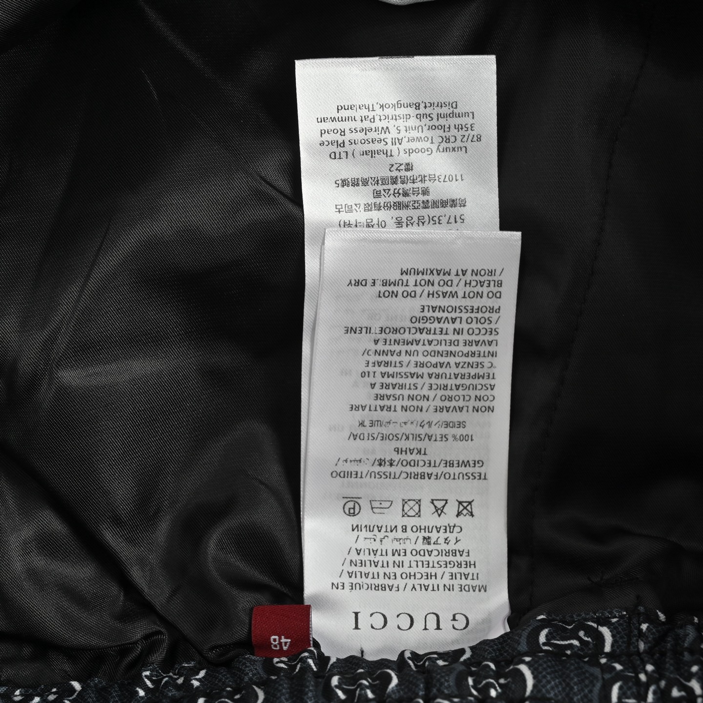 Gucci 25ss all-over monogram shorts