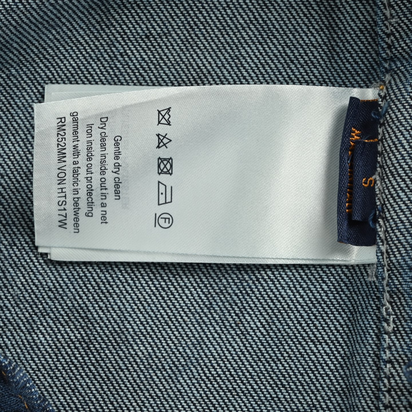 Louis Vuitton 25ss wood wheel pattern denim short-sleeved shirt