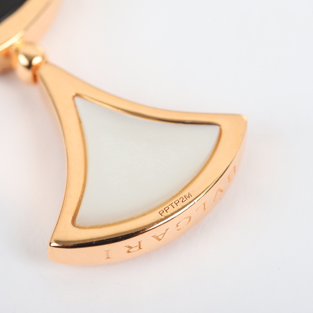 Bulgari Mother of Pearl Pendant Earrings