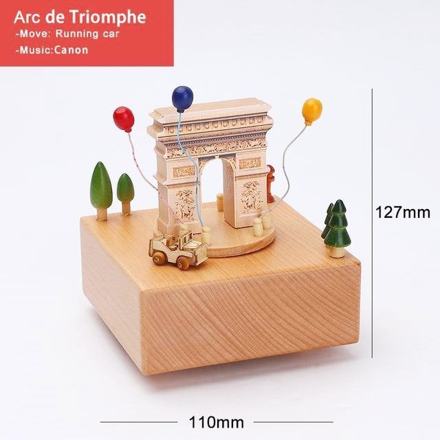 (🔥Last Day Promotion-SAVE 50% OFF)Handmade Wooden Rotating Music Boxes-BUY 2 GET 10% OFF & FREE SHIPPING