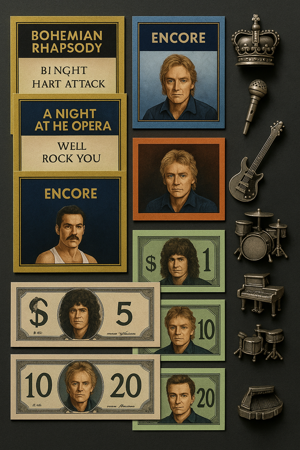 Queen Commemorative Edition Monopoly – Rock Legends on the Board