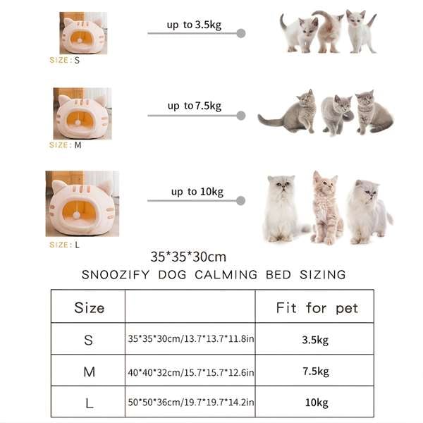 (⚡Last Day Flash Sale-50% OFF)Half Closed Cat Design Pet Bed-Buy 2  Get 15% Off & Free Shipping