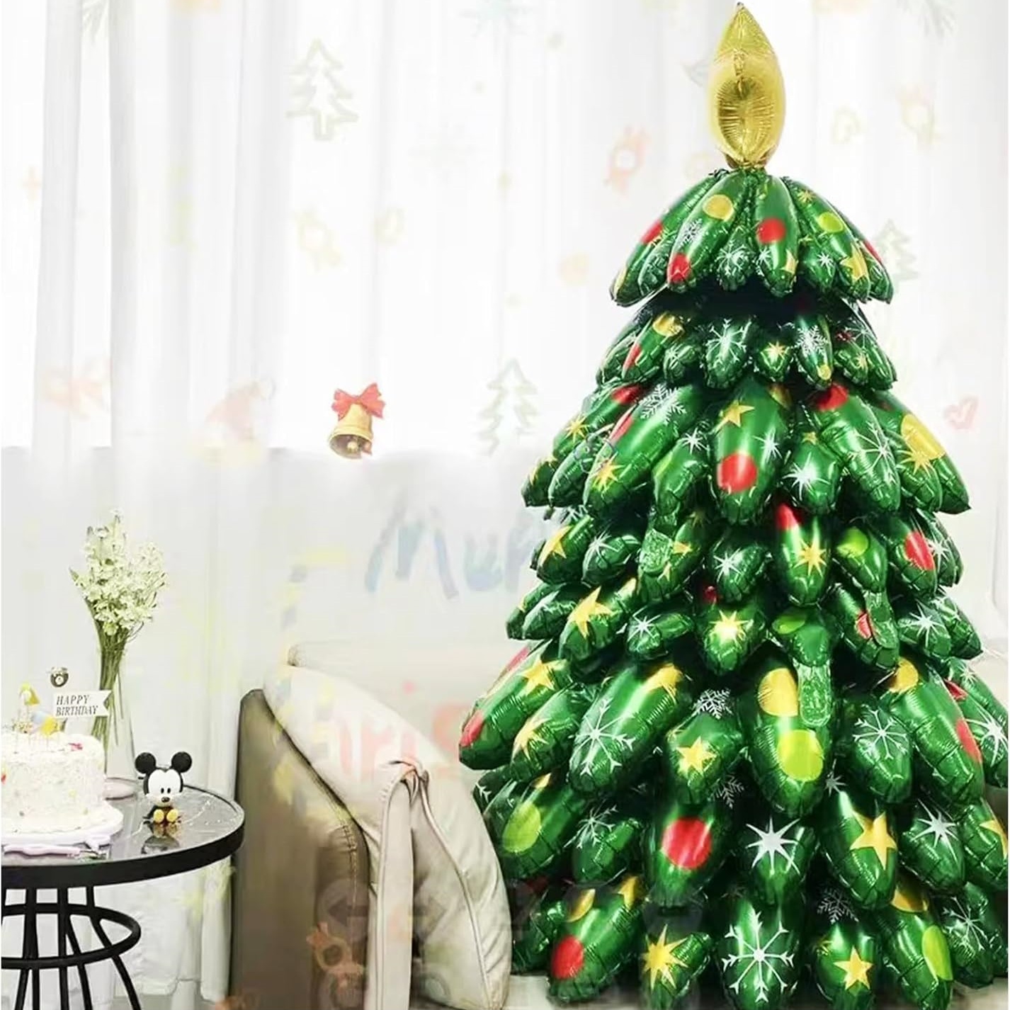 DIY Balloon Christmas Tree - Novelty Xmas Tree