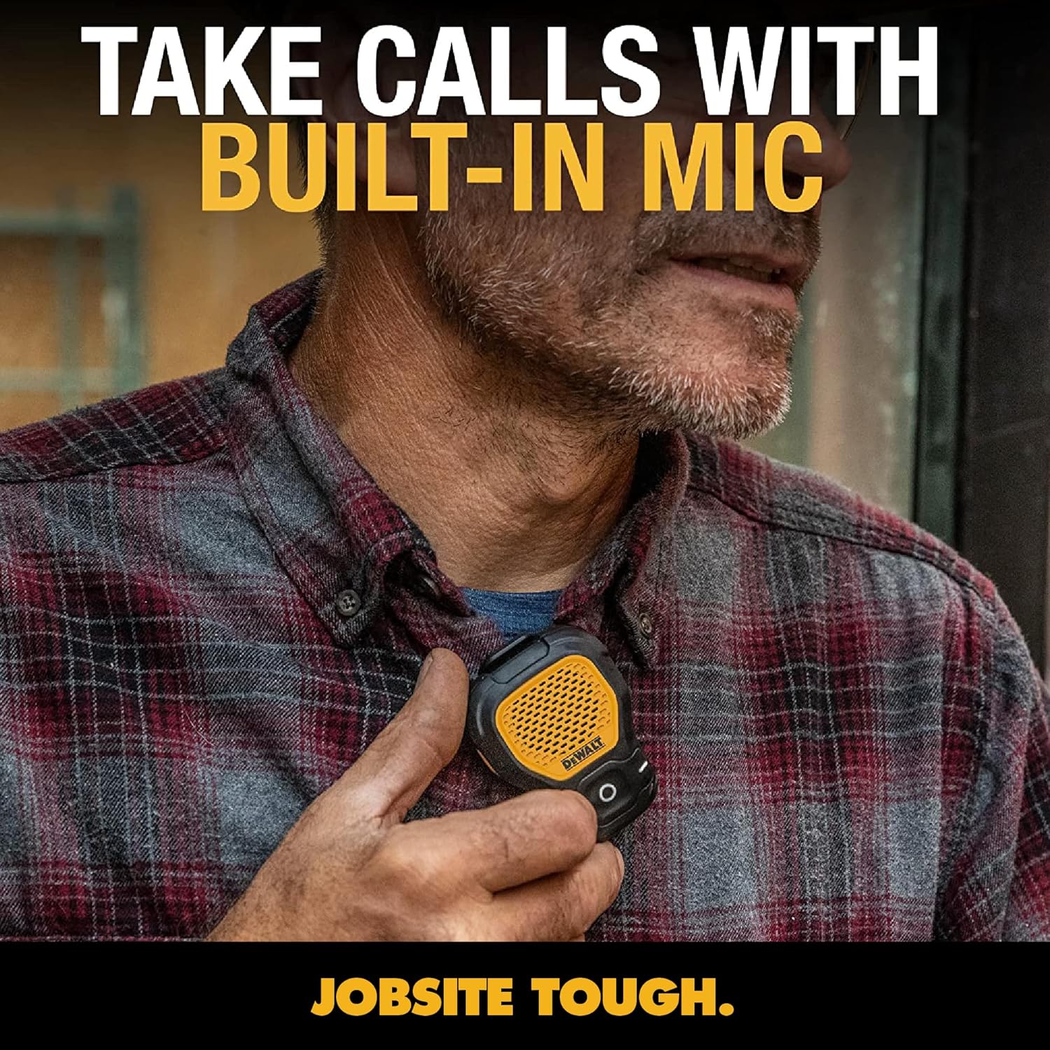 HOT SALE🔥Updated Version Wearable Bluetooth Speaker - Clip-On Wireless Jobsite Pro Water-Resistant Portable Speaker