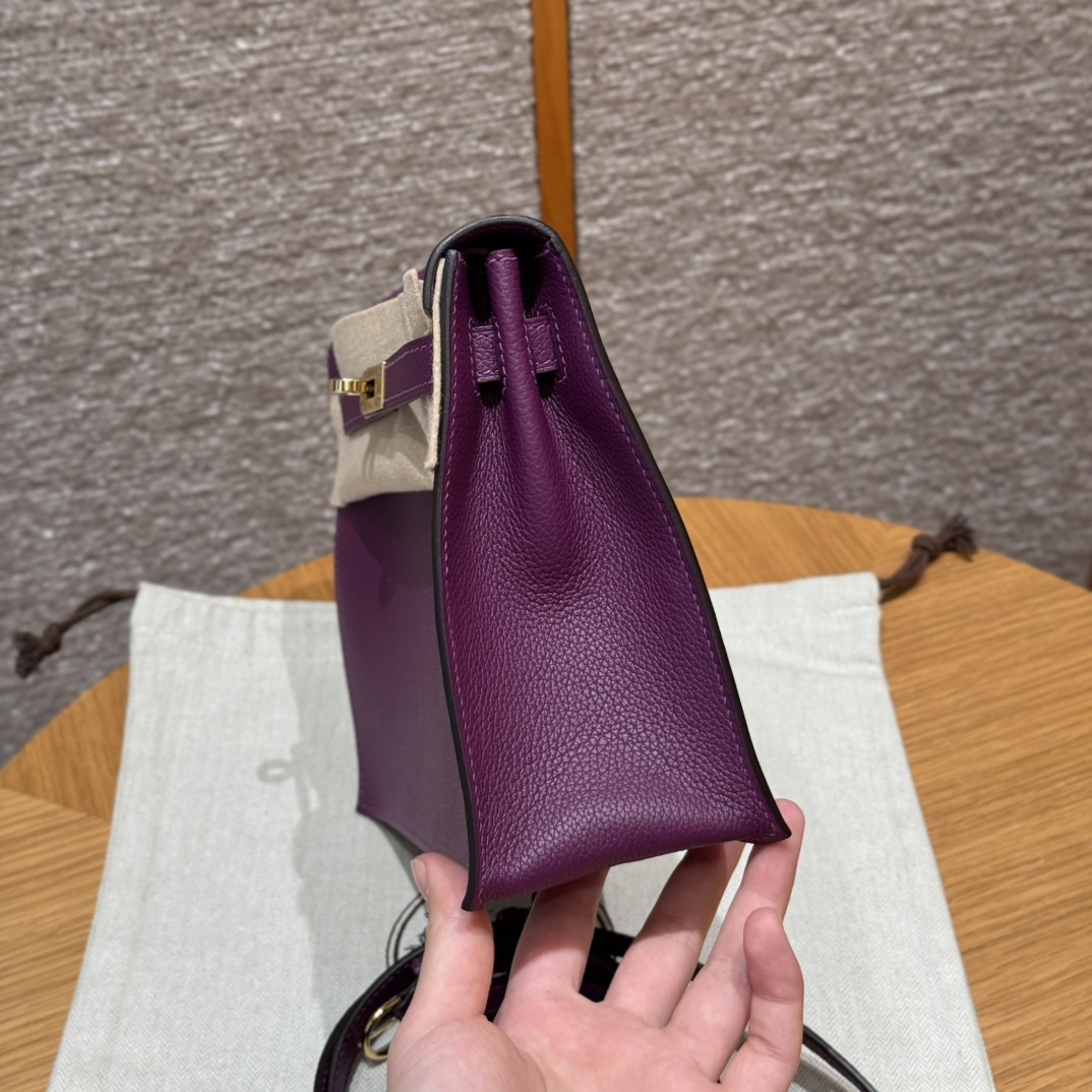 Hermes kelly danse P9Anemone handbag (handmade to order)