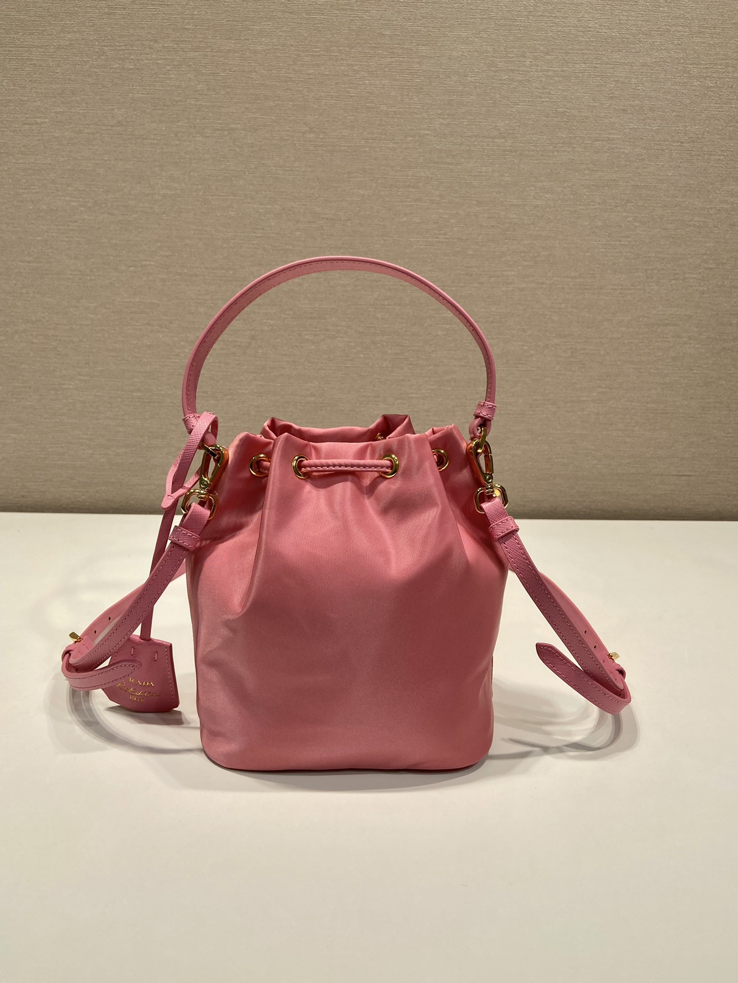 Prada Nylon Bucket Bag 1BE067