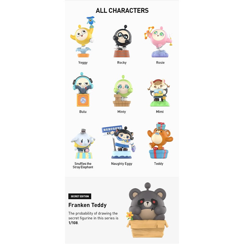 POP MART EGGY PARTY Colorful Playland Classic Series Figures [1 Blind Box]
