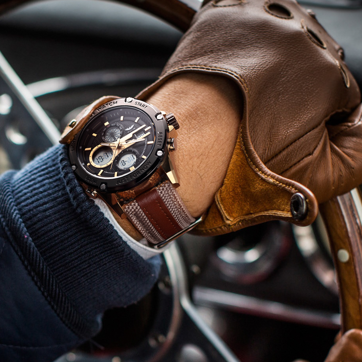 FK035 Dual Movement Chronograph Watch