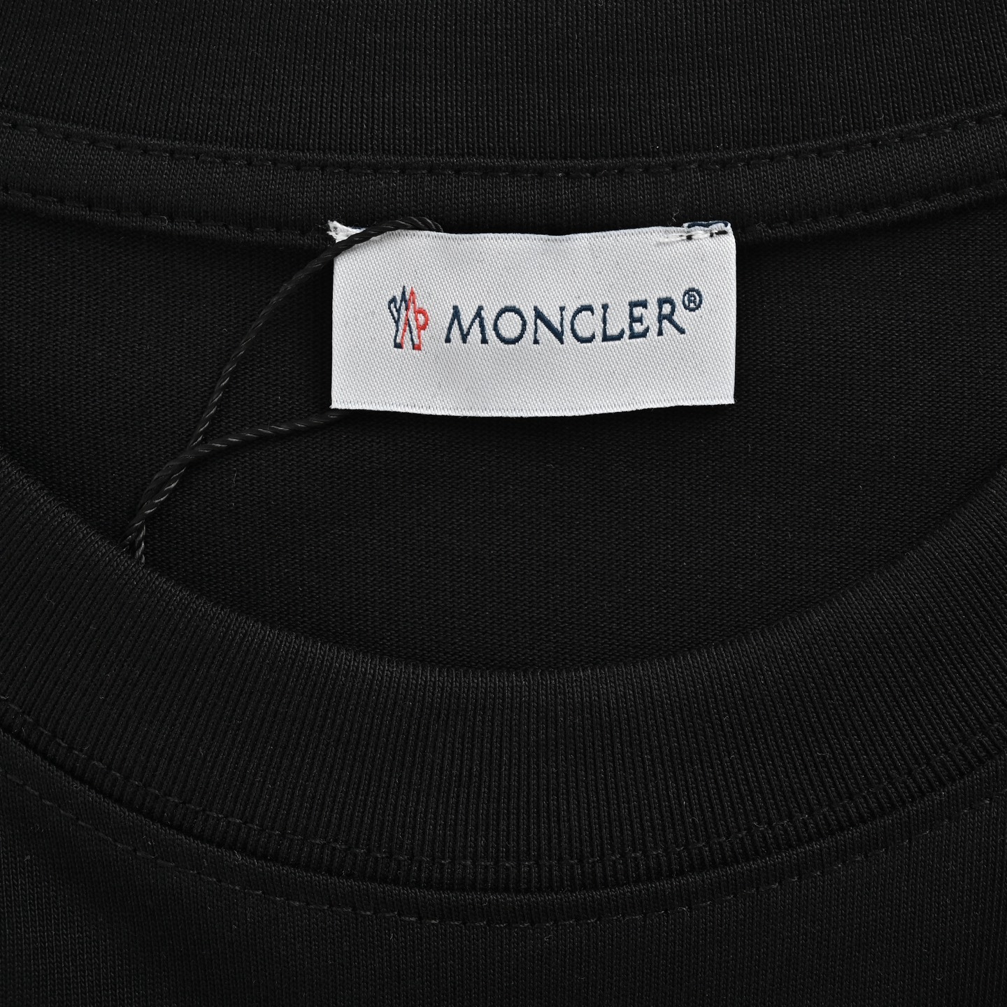 Moncler 25ss overlapping logo print short sleeves