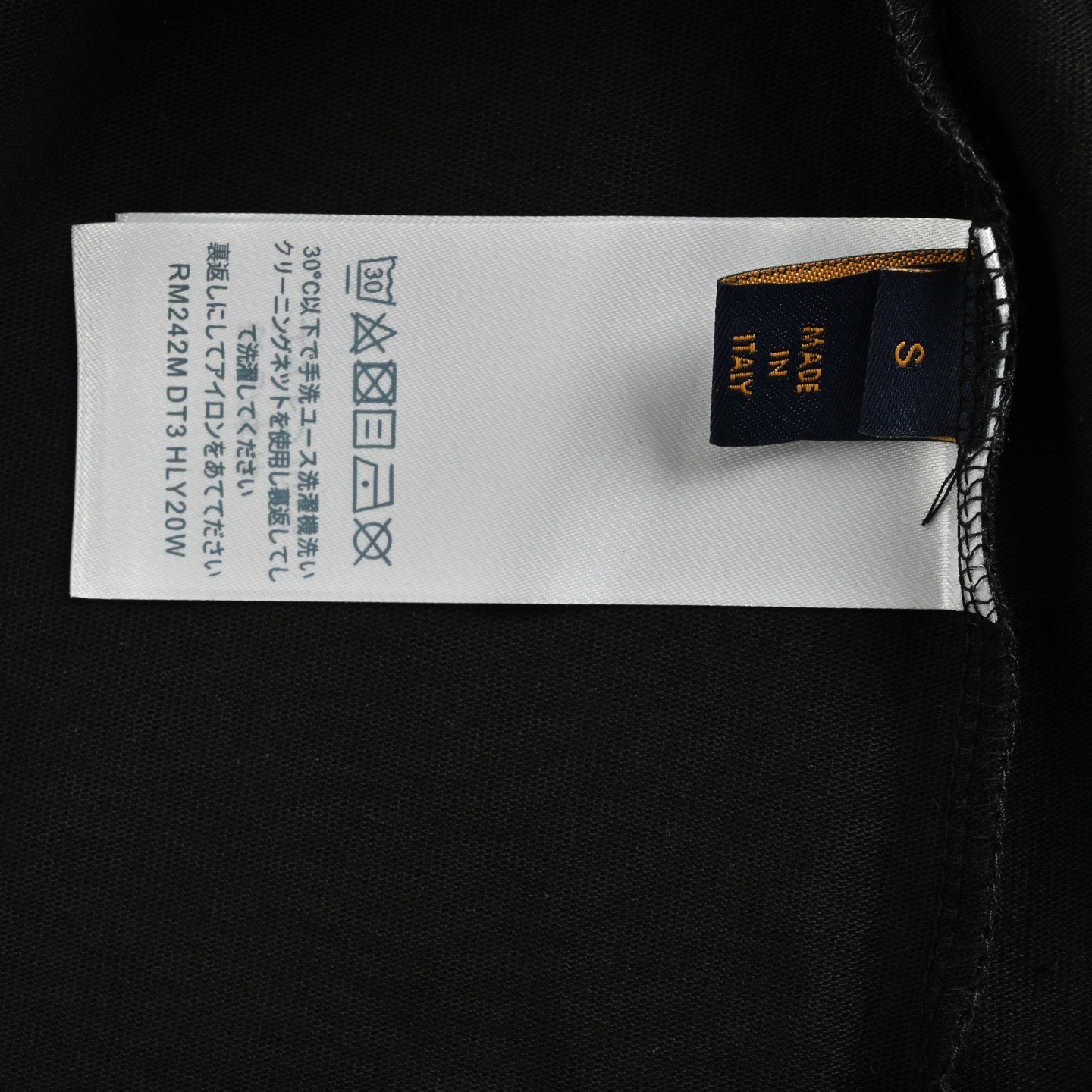 Louis Vuitton 25ss short-sleeved shirt with embroidered lettering logo