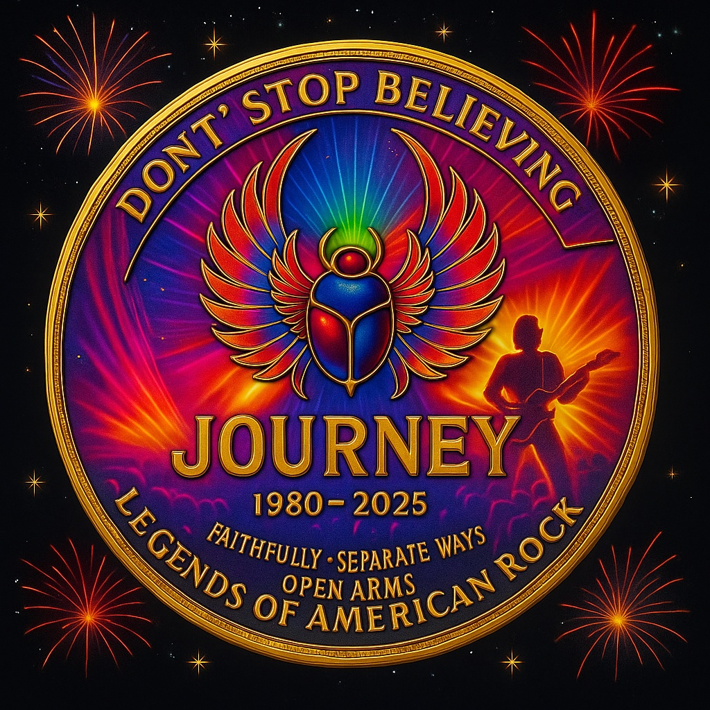 Don’t Stop Believin – Journey 45th Anniversary Collector’s Coin