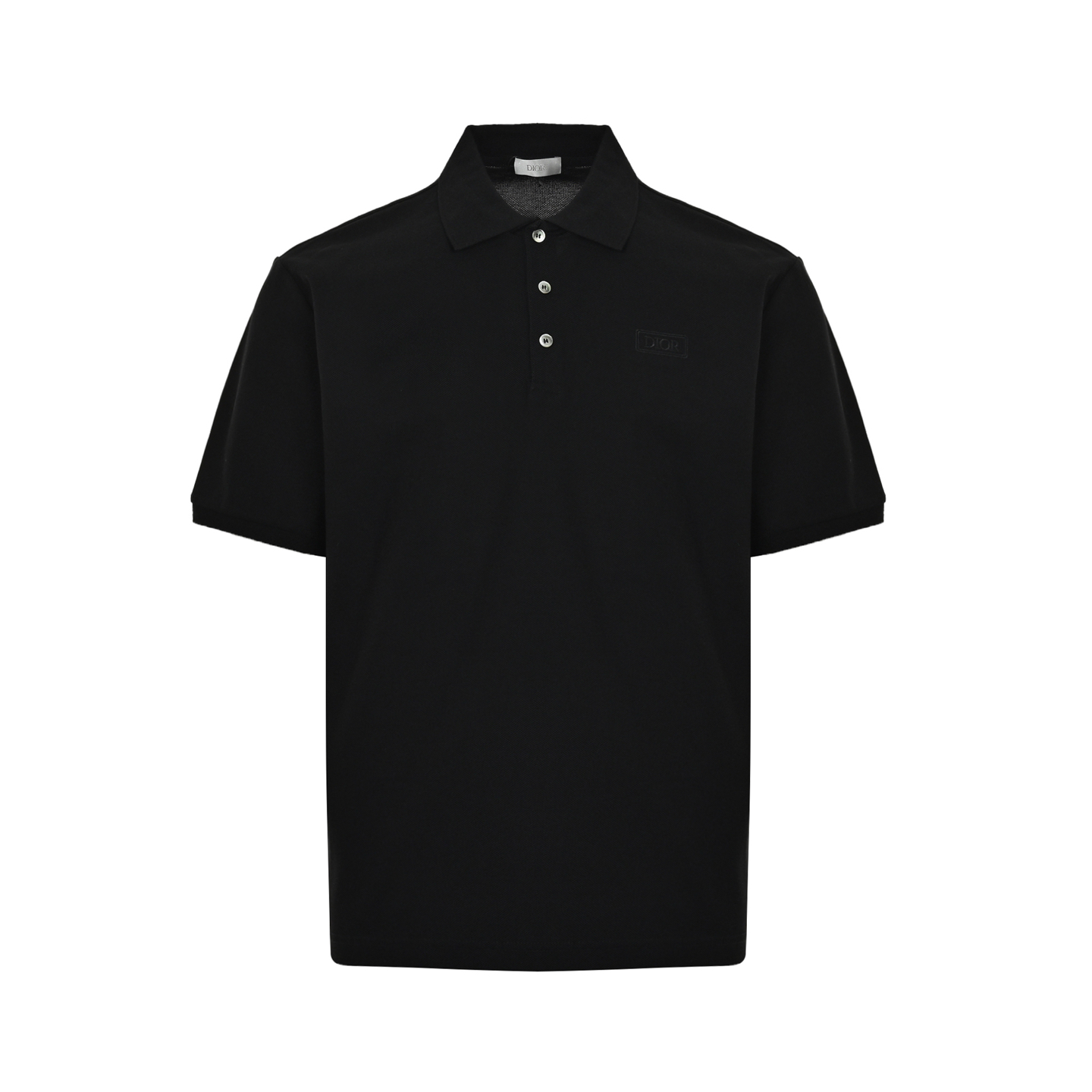 Dior Square Embroidery Polo Short Sleeve
