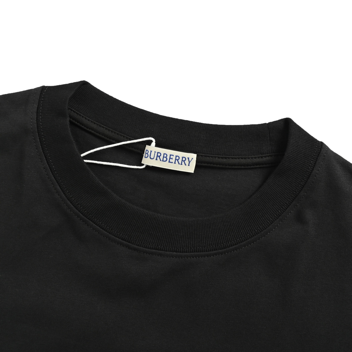 Burberry 25ss colorblocked warhorse knight embroidered short sleeve