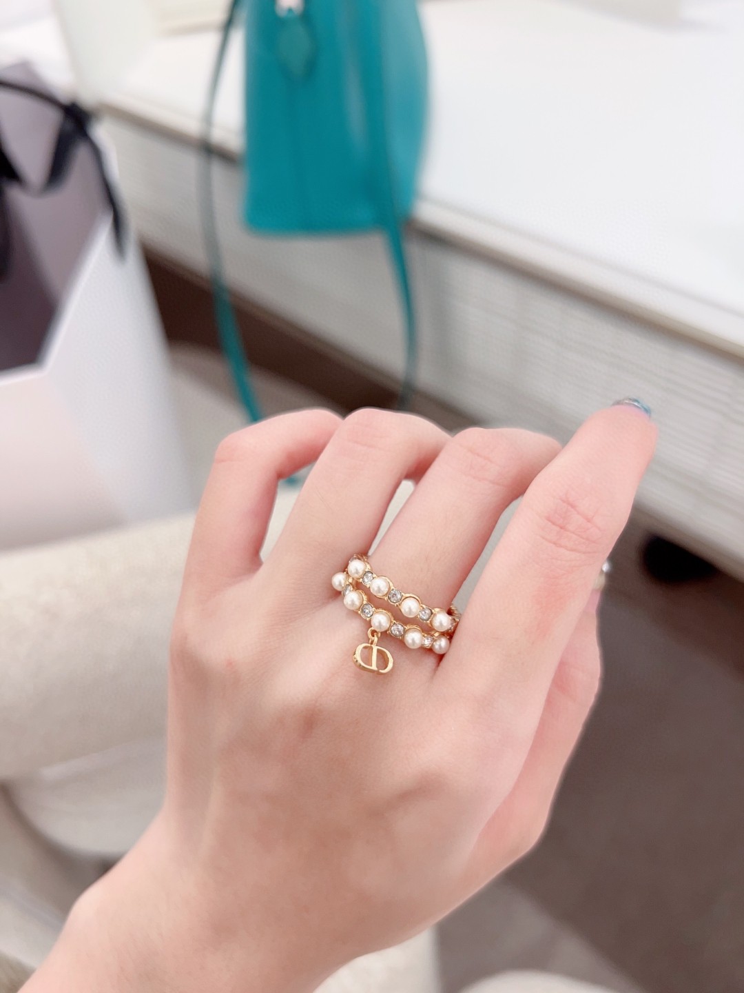 Dior Pearl Ring