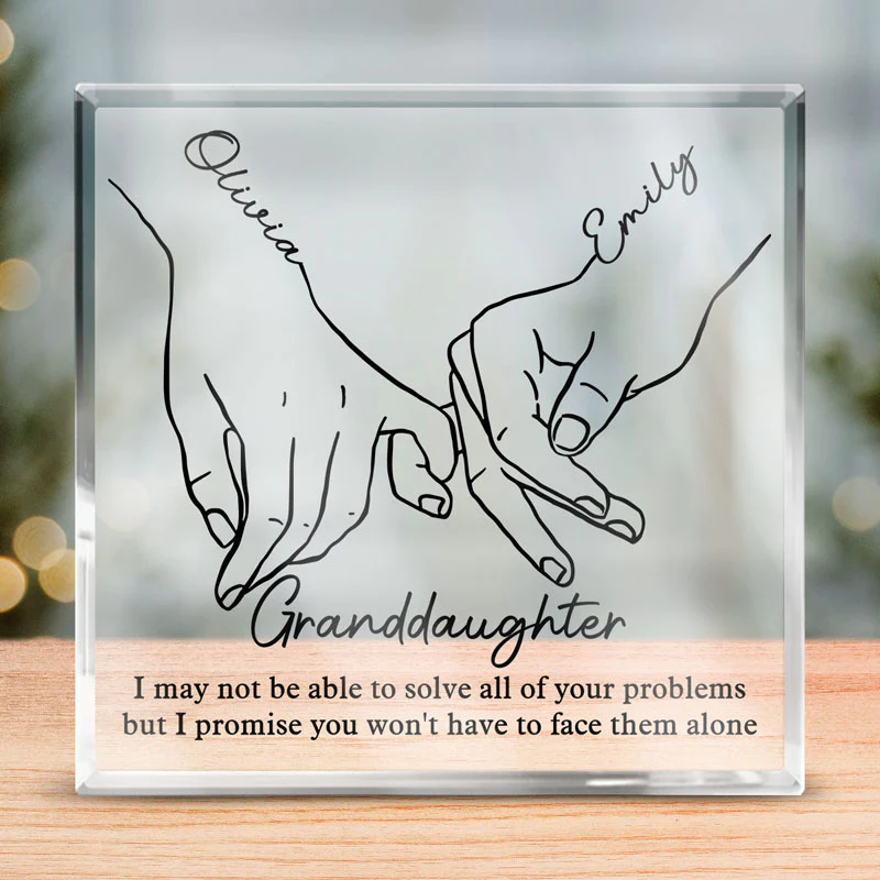 I'll Be There Pinky Promise-Personalized Custom Plaque