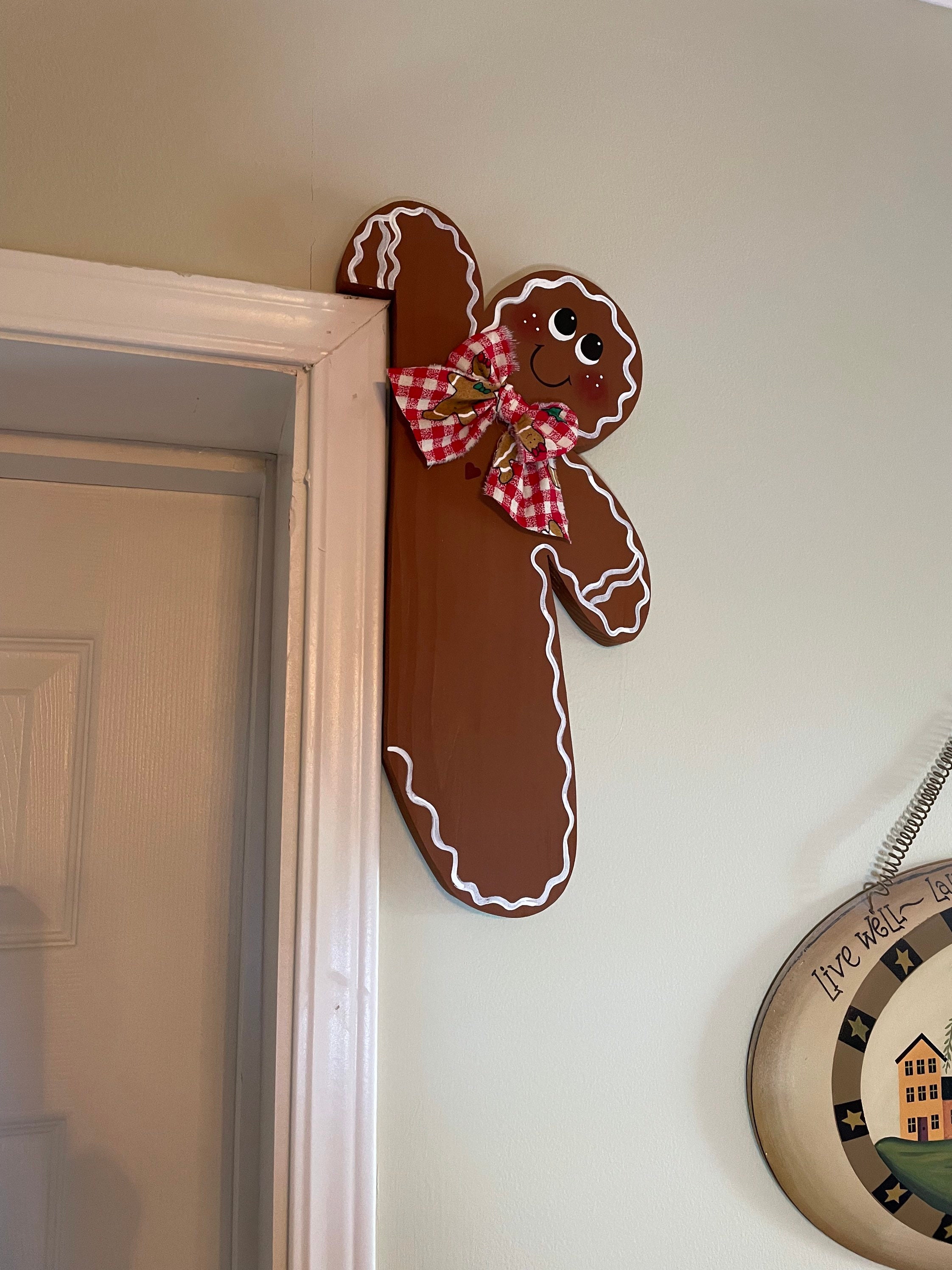 🎄Early Christmas New Sale🎄Christmas Gingerbread door or window decor