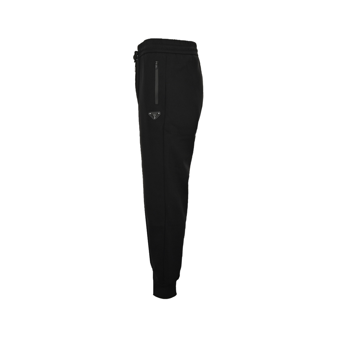 Prada embroidered logo trousers
