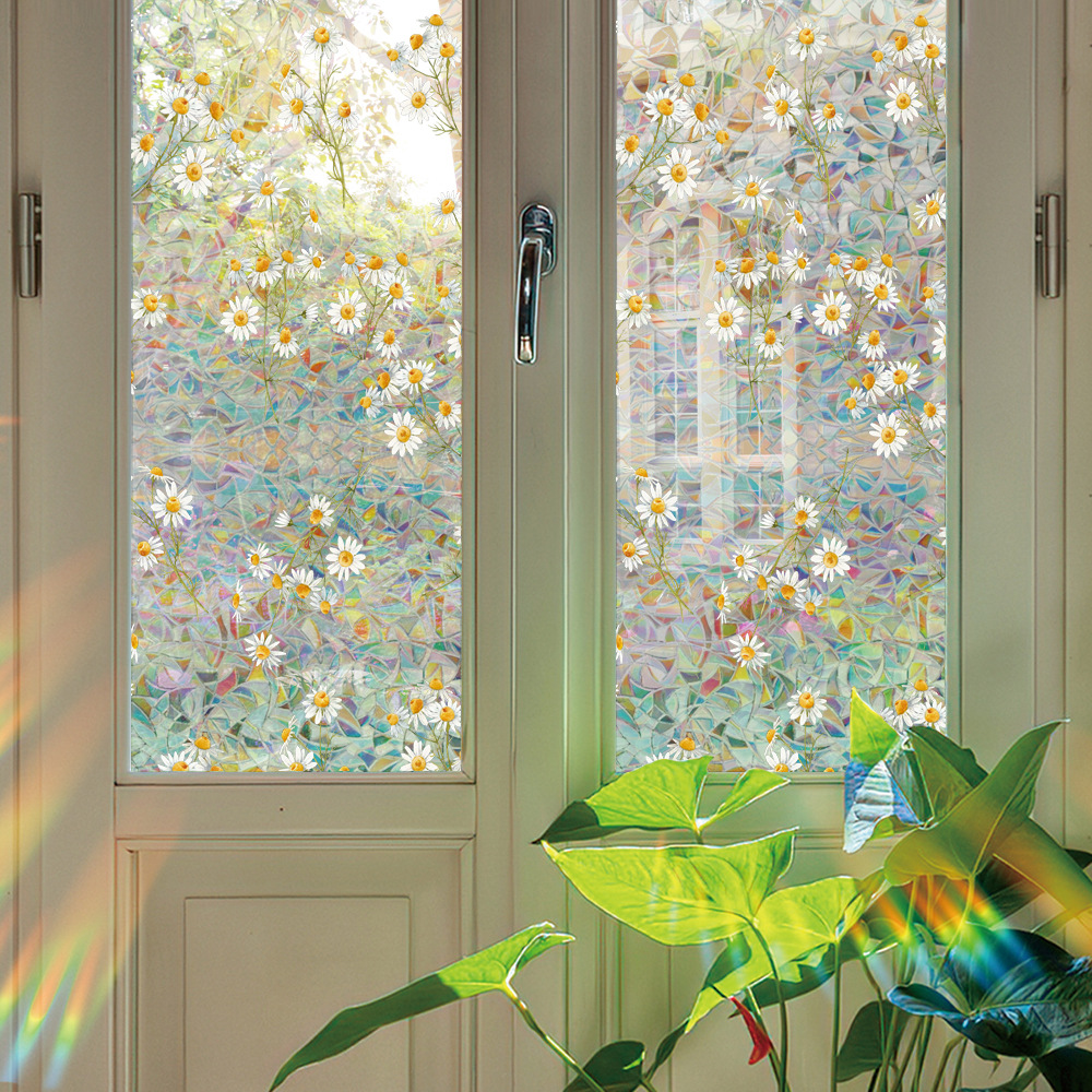 🔥On Sale🔥Stained Floral Pattern Glass Window Film