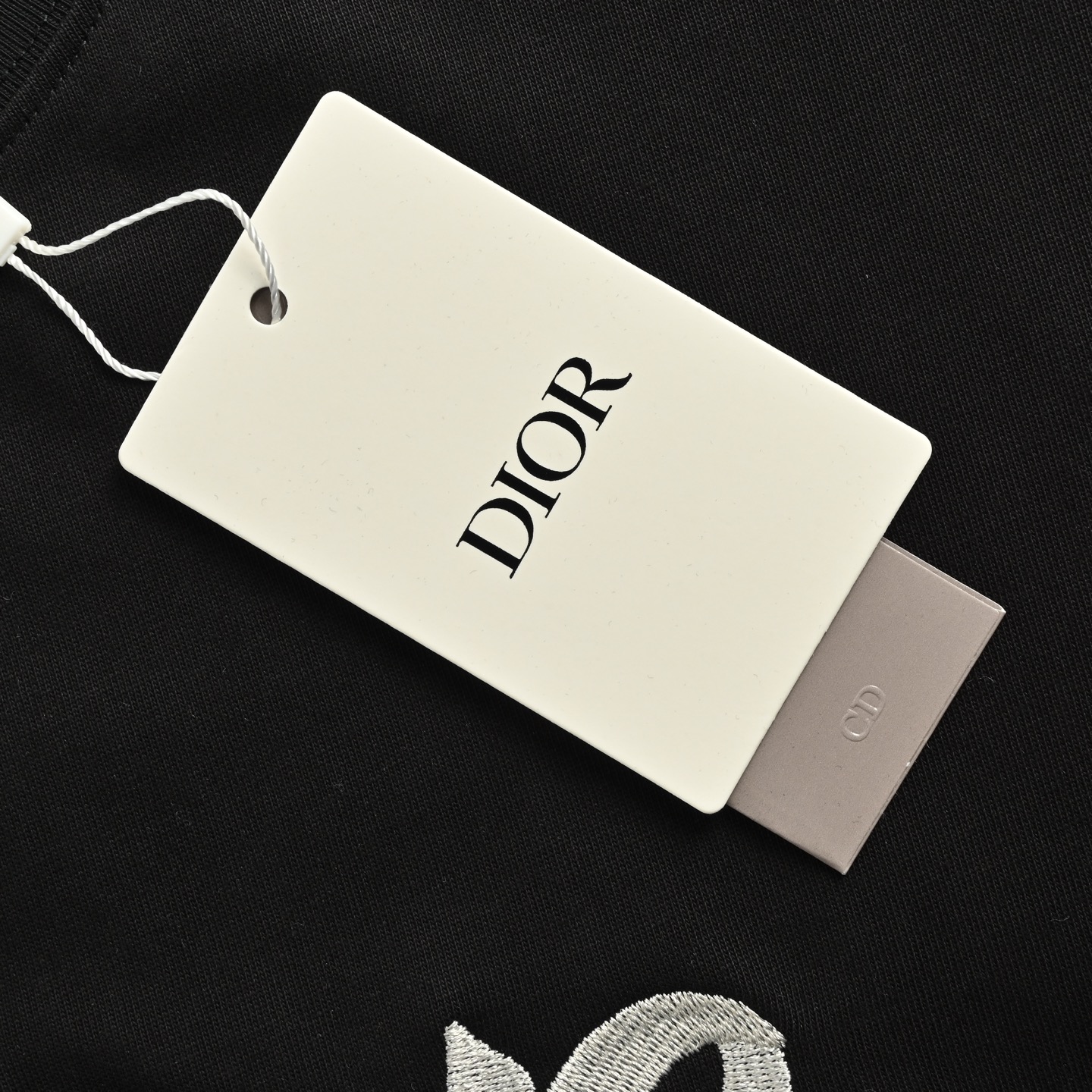 Dior 25ss 47 letter embroidered short sleeves