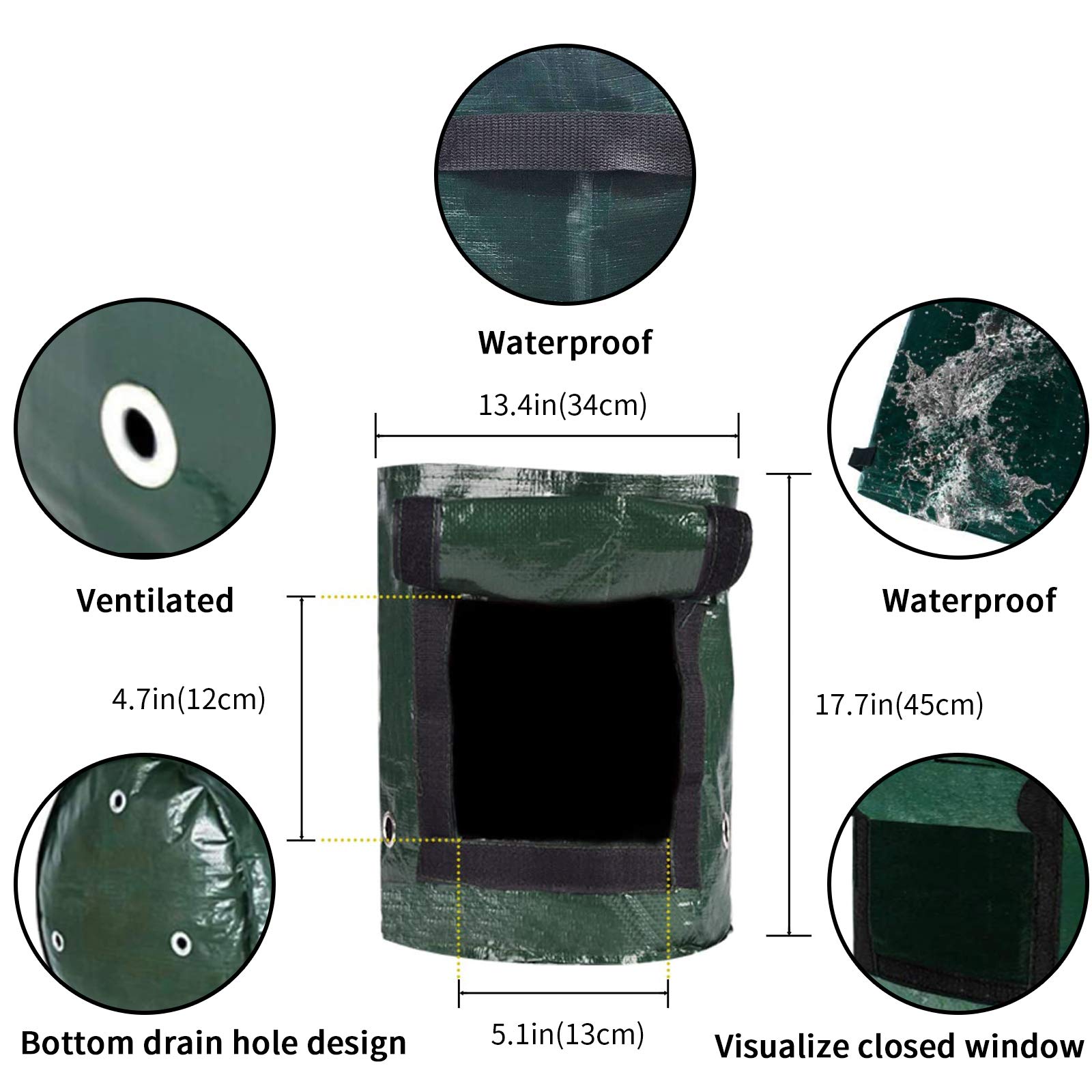 (🔥Last Day Promotion-SAVE 50% OFF)10 Gallons Large Capacity Vegetables Grow Planter PE Container Bag-BUY 4 GET 10% OFF & FREE SHIPPING