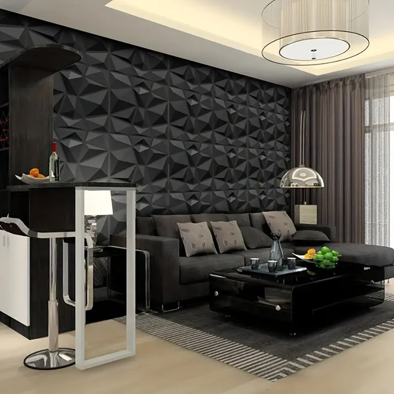PVC Three - Dimensional Stereoscopic Decorative Wall Panels (11.8in*11.8in)