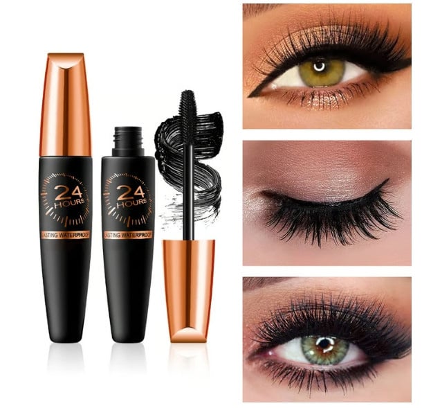 4D wasserfeste Seidenfaser-Mascara mit dicker Verlängerung