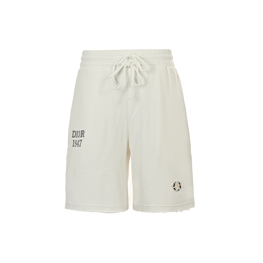 Dior 24ss monogram embroidered micro logo shorts