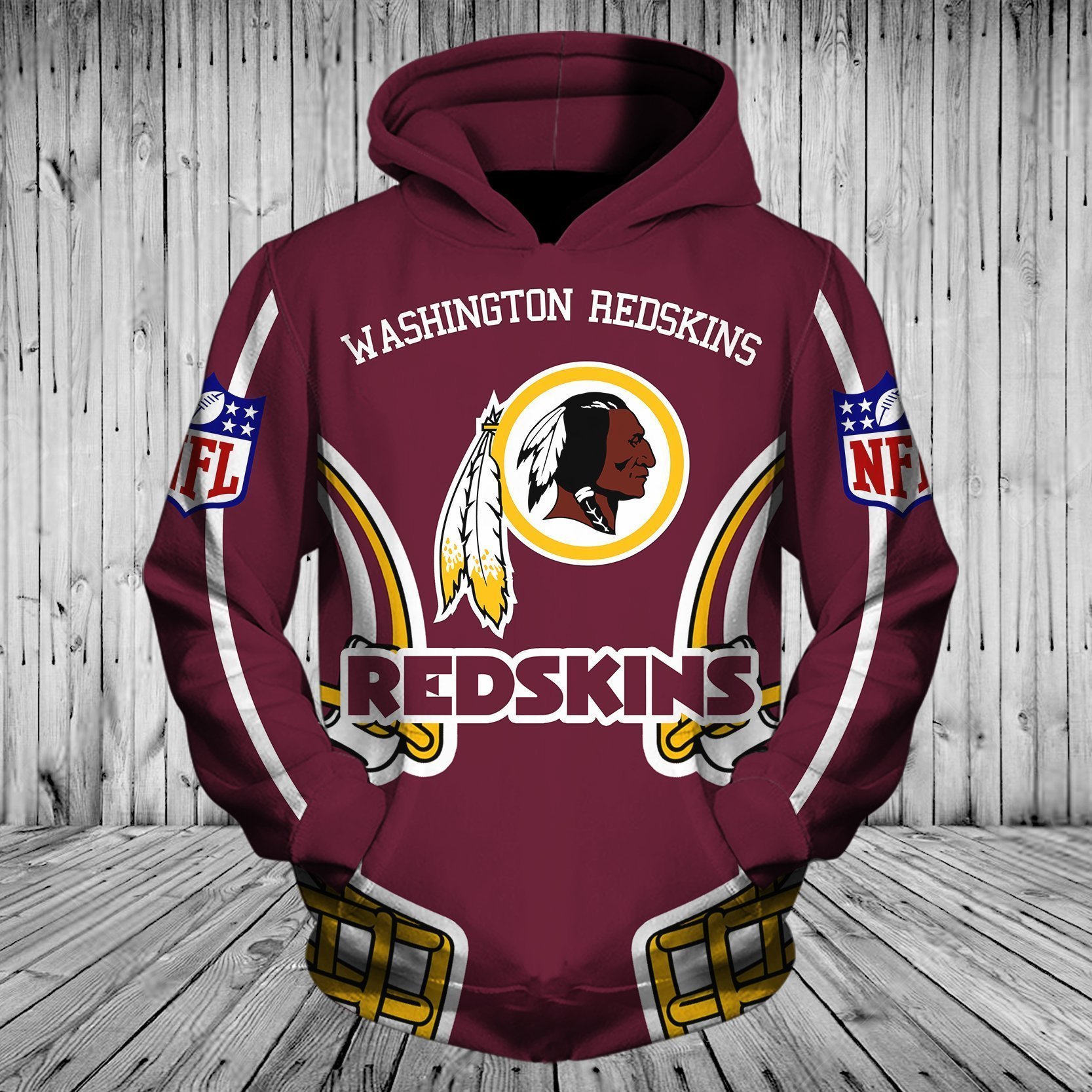 WASHINGTON HOODIE 3D 9